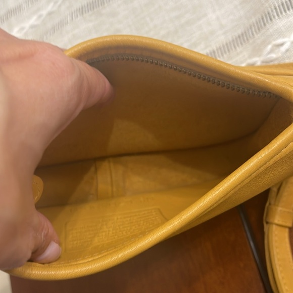Coach Wendie Vintage Leather Crossbody | Yellow Mustard - Picture 2 of 11
